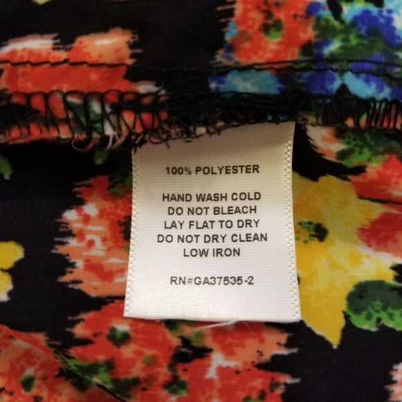 Monteau Floral Print High Waisted Shorts Sz M - Picture 6 of 6